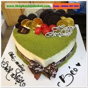Bánh Sinh Nhật Trà Xanh - VL80